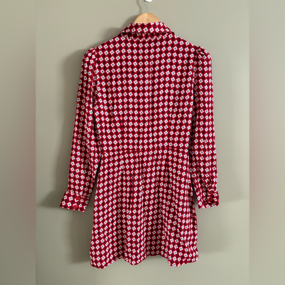 Reformation Geometric Button Up Dress - Picture 7 of 7